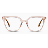 Peepers Josephine Oversized Square Blue-Light Reading Glasses – Blush Peepers Josephine Oversized Square Blue-Light Reading Glasses – Blush