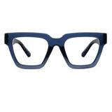 Peepers “Take a Bow” Square Readers - Navy Peepers “Take a Bow” Square Readers - Navy