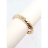 Caroline Hill Tandy Hammered Stretch Bracelet Worn Gold
