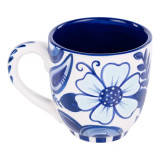 Glory Haus Blue and White Flower Mug Glory Haus Blue and White Flower Mug