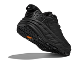 Hoka Bondi SR Slip-Resistant Leather Shoe - Black/Black Hoka Bondi SR Slip-Resistant Leather Shoe - Black/Black