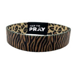 Tap To Pray Small Safari Leopard Wristband Tap To Pray Small Safari Leopard Wristband