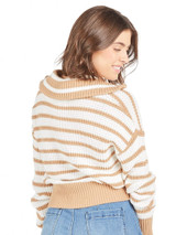 Simply Southern Women's Latte Iris Sweater