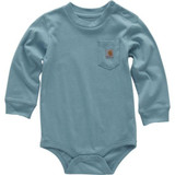Carhartt Infant Long-Sleeve Pocket Bodysuit - Stillwater Carhartt Infant Long-Sleeve Pocket Bodysuit - Stillwater