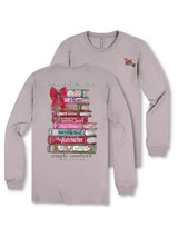 Simply Southern Women's Long Sleeve Books Tee Simply Southern Women's Long Sleeve Books Tee