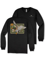 Simply Southern Youth Boys Long Sleeve Duck Stamp T-Shirt