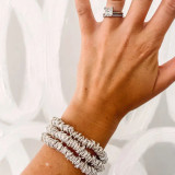 Cola Stacks Silver Shelley Bracelet