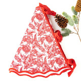 8 Oak Lane Nutcracker Toile Quilted Tree Skirt 8 Oak Lane Nutcracker Toile Quilted Tree Skirt