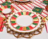 Sophistiplate Joyful Christmas Dinner Plates - 8 pack Sophistiplate Joyful Christmas Dinner Plates - 8 pack