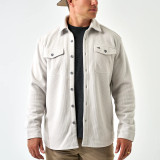 Burlebo Men's Kings Jacket - Light Grey w/ Classic Deer Camo Lining