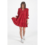 Simply Southern Women's Corduroy Dress - Red