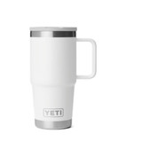 Yeti White 20oz Rambler Travel Straw Mug