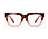 Peepers Take a Bow Blue Light Reading Glasses - Tortoise/Blush