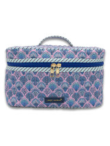 Simply Southern Quilted Makeup Case - Scalloped Shell