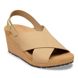 Birkenstock Samira LENB Sandcastle Women’s Nubuck Leather Toe Loop Sandal