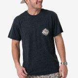 Burlebo Men's Short Sleeve Tee - Rad Dad - Heather Black