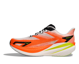 HOKA Mach X 3 Men’s Plated Performance Trainer - White/Neon Tangerine