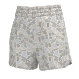 Local Girl Women's High-Waisted Volley Shorts - Forest Camo Saltwater
