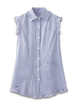 Simply Southern Women's Baby Blue Shirt Dress