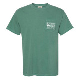 Southern Fried Cotton Men's Bass Hunter Tee - Light Green
