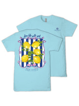 Simply Southern Women's Lemon Tee - Agean