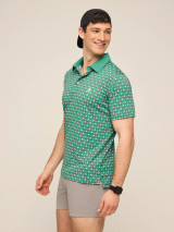 Chubbies Men's The Sandwiches & Swing Polo - Green Snacks
