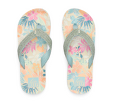 Reef Ahi Tropical Floral Kids Flip Flops