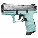 Walther P22Q .22LR 10rd Mag 3.4" Barrel Angel Blue
