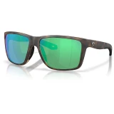 Costa Del Mar Broadbill II XL Polarized Sunglasses Matte Tortoise with Green Mirror 580G Glass Lenses