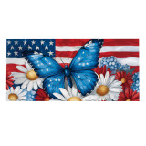Evergreen Patriotic Butterfly Sassafras Switch Mat