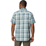 Columbia Men's Rapid Rivers II Button Down Shirt - Crushed Blue/Base Plaid