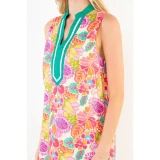 THML Women's Sleeveless Printed Dress - Green
