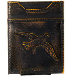 Zep-Pro Mallard Burnished Leather Magnetic Front Pocket Wallet