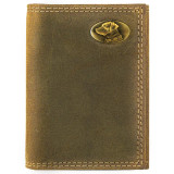 Zep-Pro Lab Vintage Tan Leather Trifold Wallet