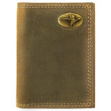 Zep-Pro Mallard Vintage Tan Leather Trifold Wallet