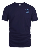 Nine Line Men's Fish Flag Tee - Navy