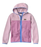 L.L. Bean Kids Airlight Full Zip Colorblock Hoodie - Antique Lilac/Iced Orchid