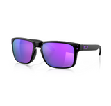 Oakley Holbrook Sunglasses Matte Black Frame with Prizm Violet Lens