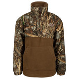 Drake MST Youth Eqwader 1/4 Zip (Mossy Oak MAX-7)