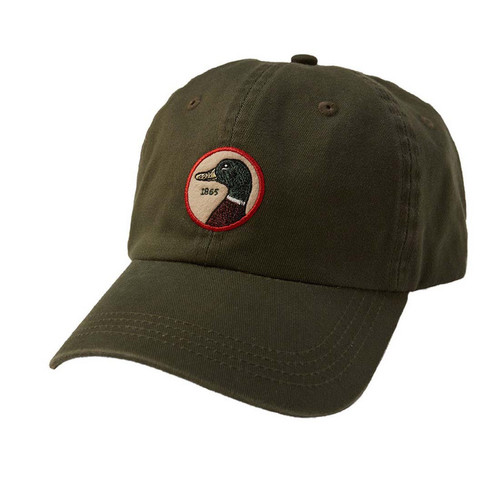 Duck Head Circle Patch Twill Hat-Pine