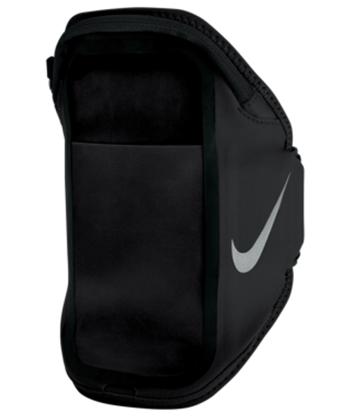 Nike Pocket Arm Band Plus- Black/ Black/ Sliver