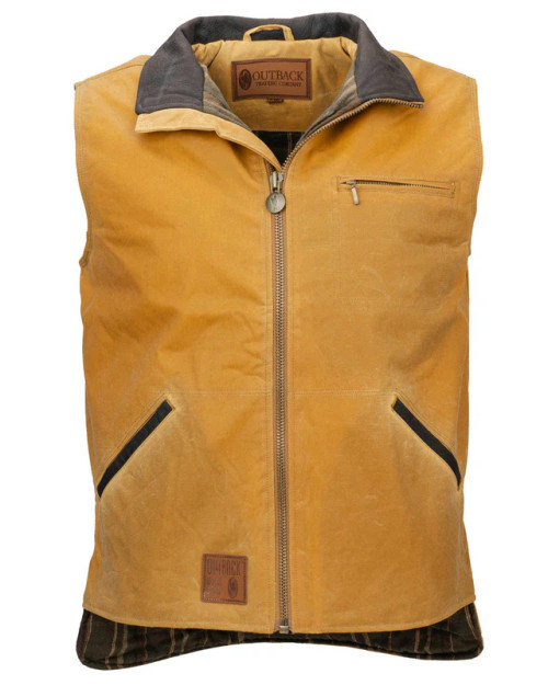 Outback Trading Co. Men's Sawbuck Vest - Field Tan Outback Trading Co. Men's Sawbuck Vest - Field Tan