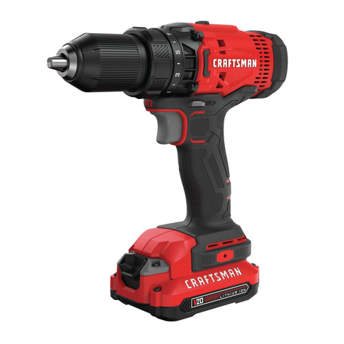 Craftsman V20 20 V 1/2 in. Brushed Cordless Compact Drill Kit