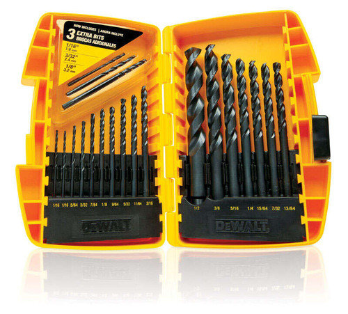 DeWalt High Speed Steel Pilot Point Drill Bit Set 20 pc