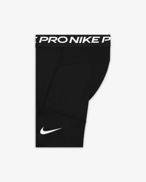 Nike Pro Dri-FIT Big Kids' (Boys') Shorts - Black/White