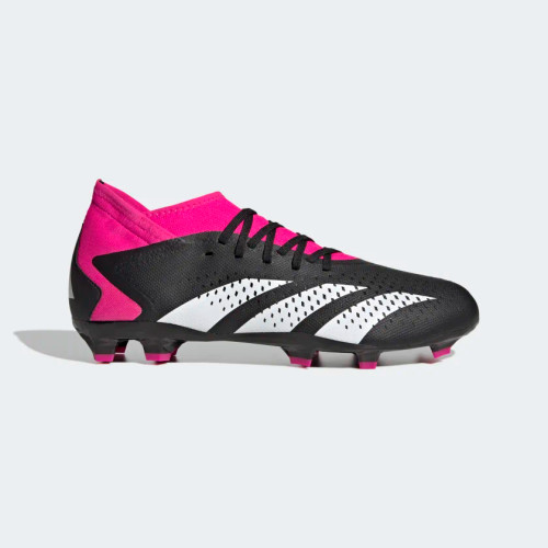 Adidas Predator Accuracy .3 Firm Ground Soccer Cleats-Core Black / Cloud White / Team Shock Pink 2