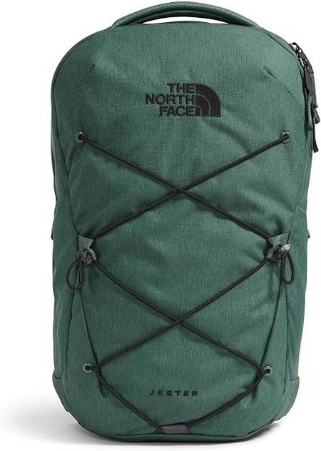 The North Face Jester Backpack - Duck Green Dark Heather/TNF Black
