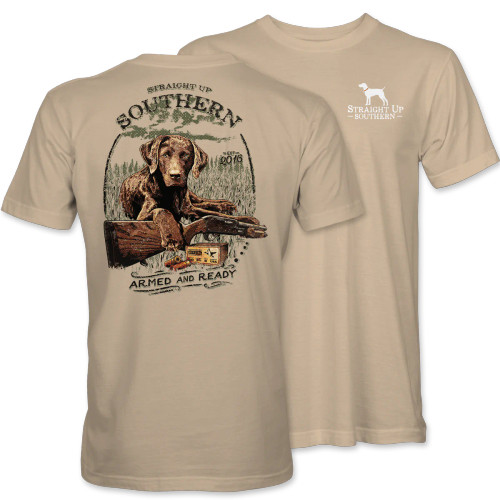 Straight Up Southern Armed and Ready Tee