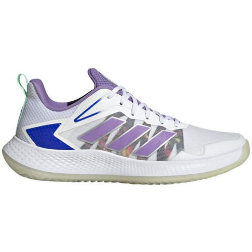 Adidas Women's Defiant Speed Tennis Shoe - White Cloud/Violet Fusion/Lucid Blue