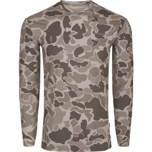 Drake Long Sleeve Performance Crew - Old School Grey